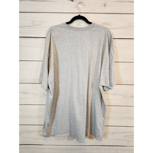 Hanes Tagless Men's Gray 2nd Amendment Crew Neck Short Sleeve T-Shirt Size 3XL - Picture 2 of 5